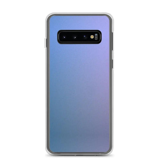 Colorful Blue Violet Screen Flexible Clear Samsung Case Bump Resistant Corners CREATIVETECH
