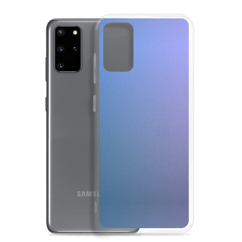 Load image into Gallery viewer, Colorful Blue Violet Screen Flexible Clear Samsung Case Bump Resistant Corners CREATIVETECH
