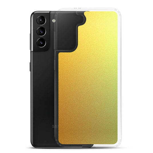Colorful Green Orange Flexible Clear Samsung Case Bump Resistant Corners CREATIVETECH