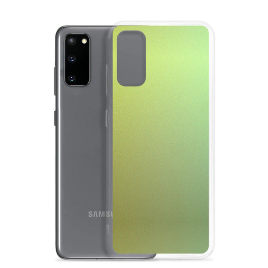 Colorful Green Yellow Screen Flexible Clear Samsung Case Bump Resistant Corners CREATIVETECH