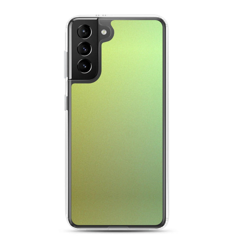 Load image into Gallery viewer, Colorful Green Yellow Screen Flexible Clear Samsung Case Bump Resistant Corners CREATIVETECH
