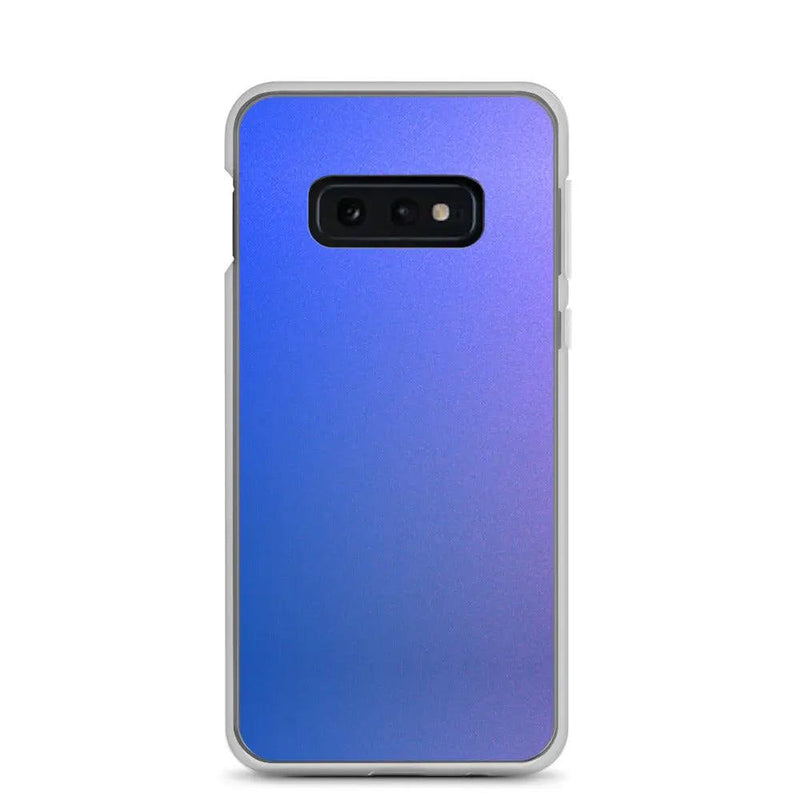 Load image into Gallery viewer, Colorful Intense Blue Violet Gradient Flexible Clear Samsung Case Bump Resistant Corners CREATIVETECH
