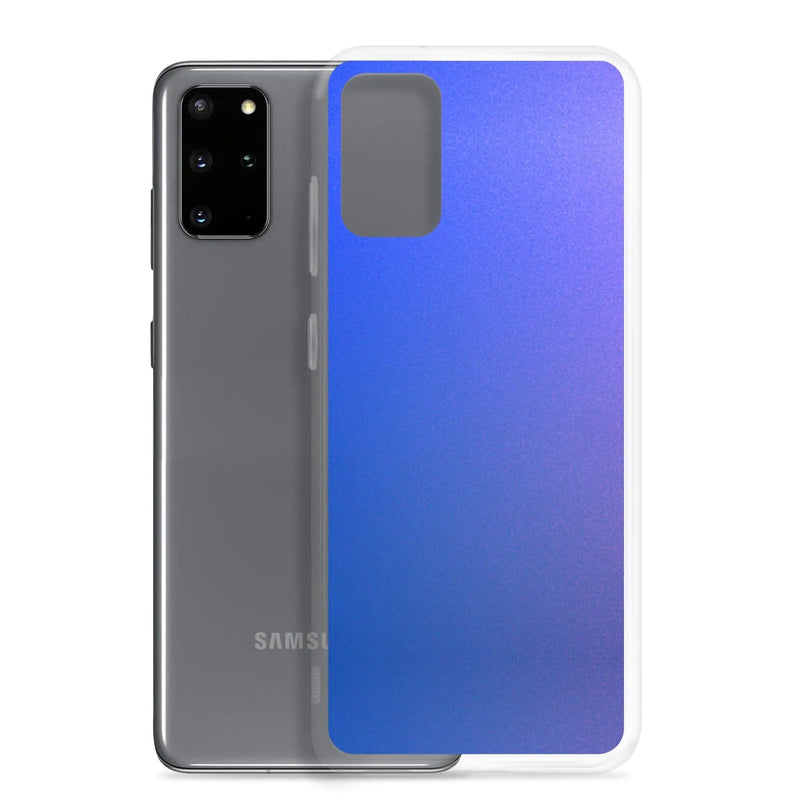 Load image into Gallery viewer, Colorful Intense Blue Violet Gradient Flexible Clear Samsung Case Bump Resistant Corners CREATIVETECH
