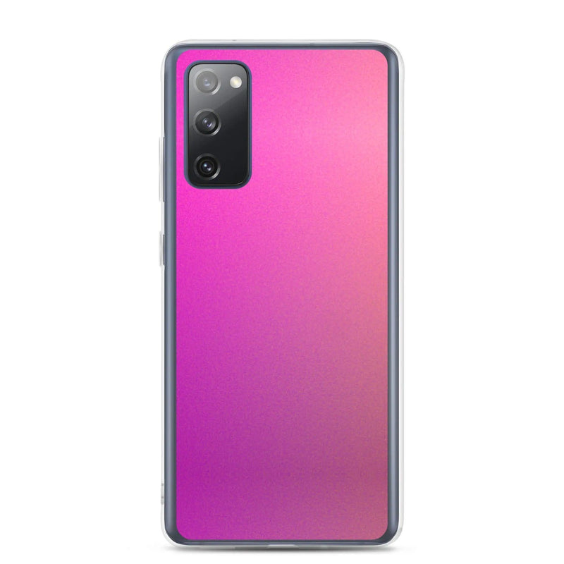 Load image into Gallery viewer, Colorful Intense Pink Gradient Flexible Clear Samsung Case Bump Resistant Corners CREATIVETECH
