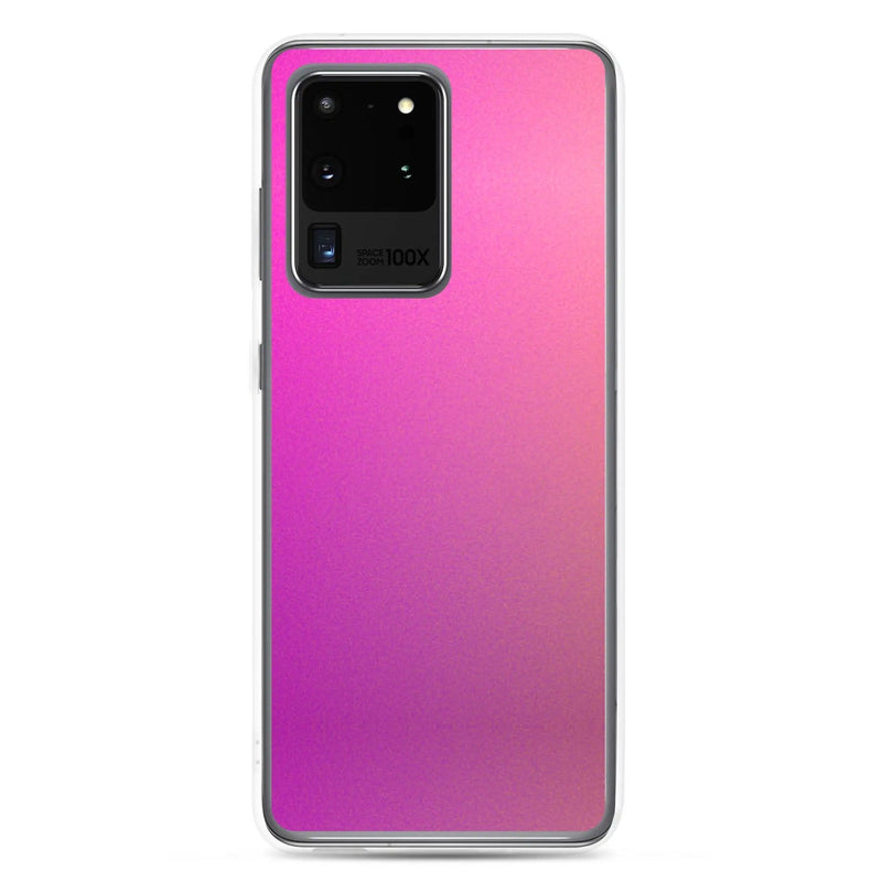 Load image into Gallery viewer, Colorful Intense Pink Gradient Flexible Clear Samsung Case Bump Resistant Corners CREATIVETECH
