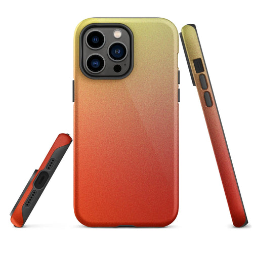 Colorful Red Double Layered Impact Resistant Tough iPhone Case 3D Wrap Matte or Glossy Finish CREATIVETECH