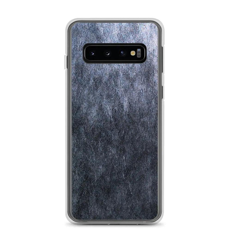 Load image into Gallery viewer, Dark Grey Industrial Stone Flexible Clear Samsung Case Bump Resistant Corners CREATIVETECH
