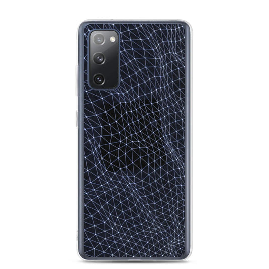 Dark Polygon Flexible Clear Samsung Case Bump Resistant Corners CREATIVETECH