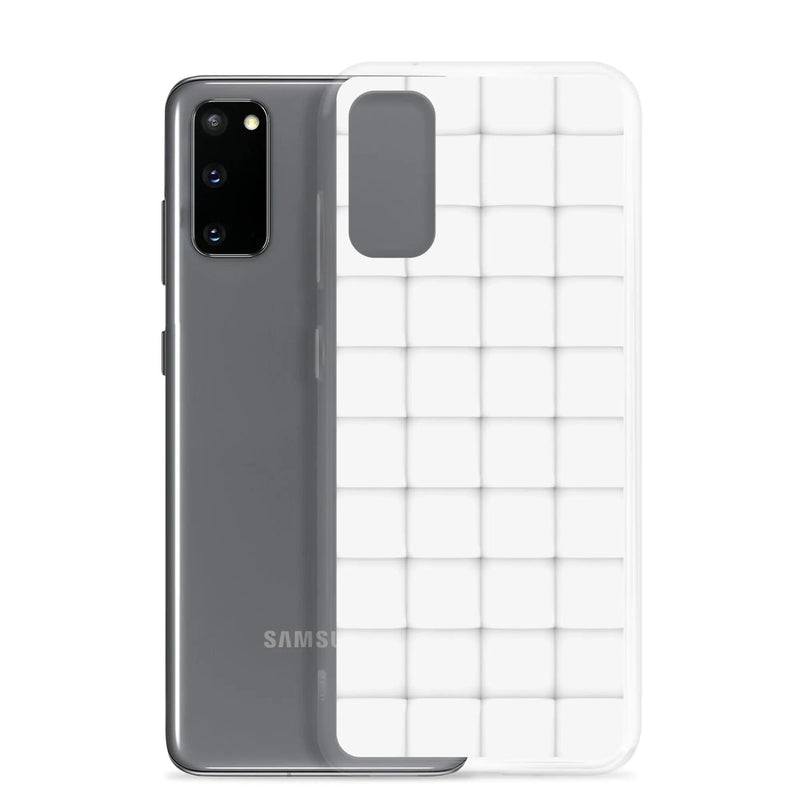 Load image into Gallery viewer, Gentle White Squishy Style Flexible Clear Samsung Case Bump Resistant Corners CREATIVETECH
