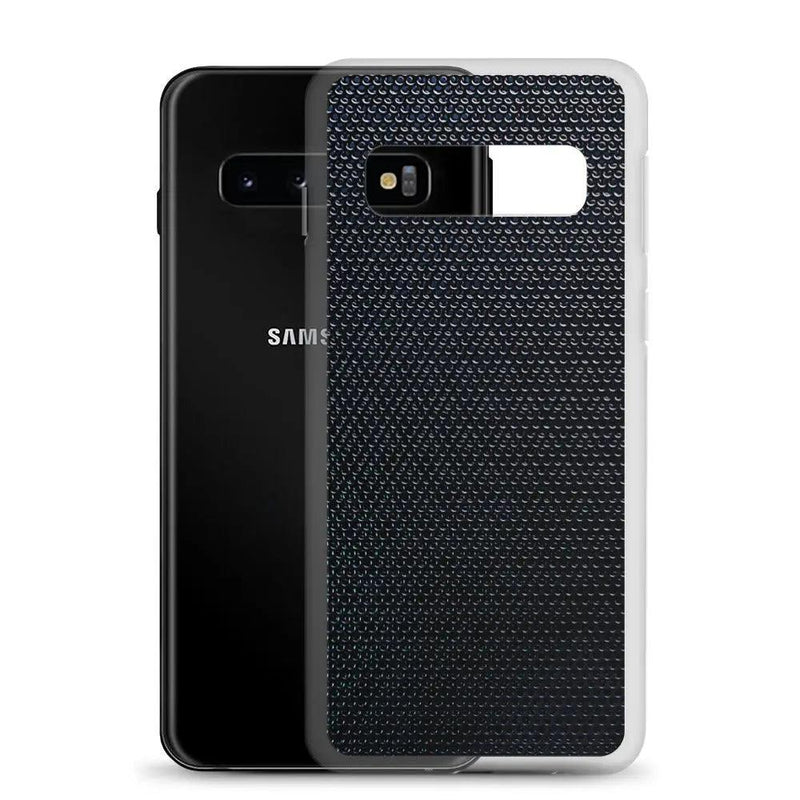 Load image into Gallery viewer, Industrial Tech Metal Grid Flexible Clear Samsung Case Bump Resistant Corners CREATIVETECH
