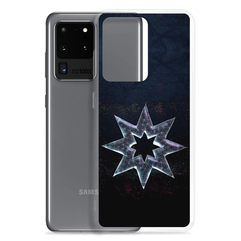 Load image into Gallery viewer, Mason Star Dust Dark Flexible Clear Samsung Case Bump Resistant Corners CREATIVETECH
