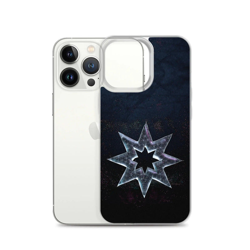 Load image into Gallery viewer, Mason Star Space Dust Flexible Clear iPhone Case Bump Resistant Corners CREATIVETECH
