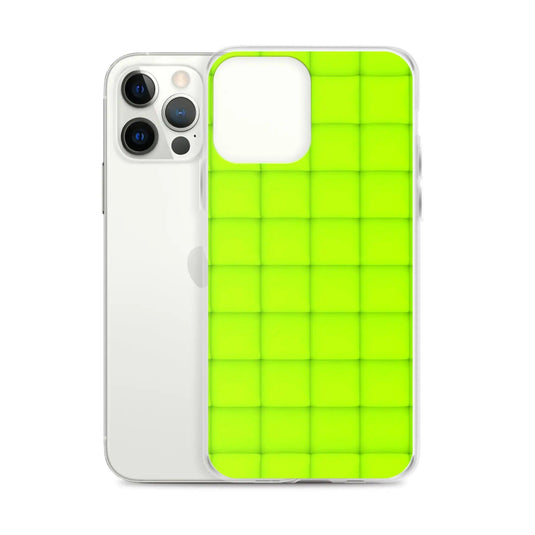 Neon Green Squishy Flexible Clear iPhone Case Bump Resistant Corners CREATIVETECH