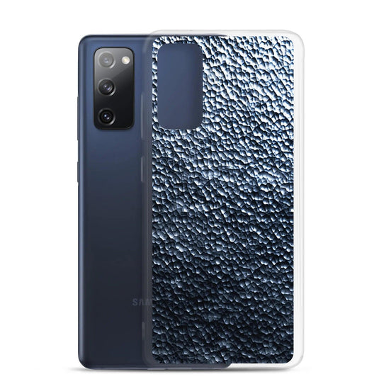 Silver Steel Dark Metal Dust Flexible Clear Samsung Case Bump Resistant Corners CREATIVETECH