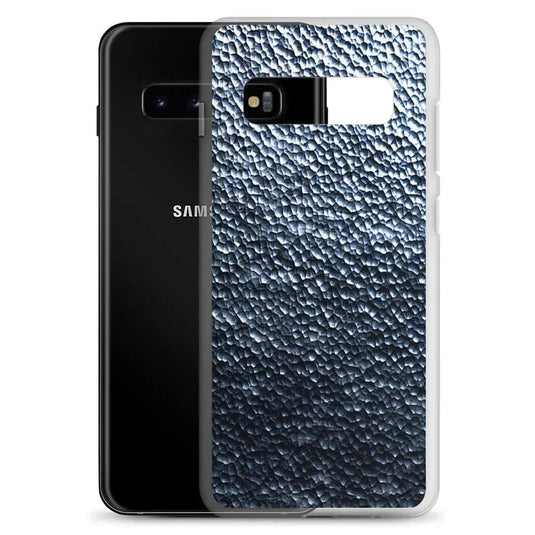 Silver Steel Dark Metal Dust Flexible Clear Samsung Case Bump Resistant Corners CREATIVETECH