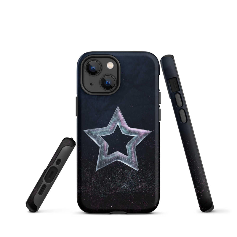 Load image into Gallery viewer, Star Dust Double Layered Impact Resistant Tough iPhone Case 3D Wrap Matte or Glossy Finish CREATIVETECH
