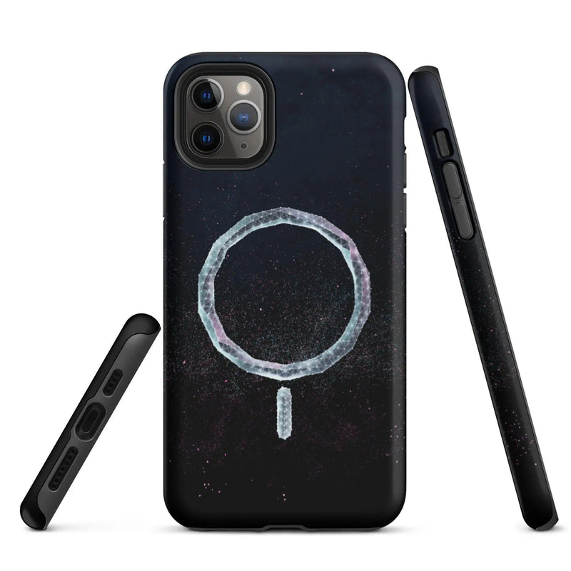 Load image into Gallery viewer, Star Dust Wireless Charging Double Layered Impact Resistant Tough iPhone Case 3D Wrap Matte or Glossy Finish CREATIVETECH
