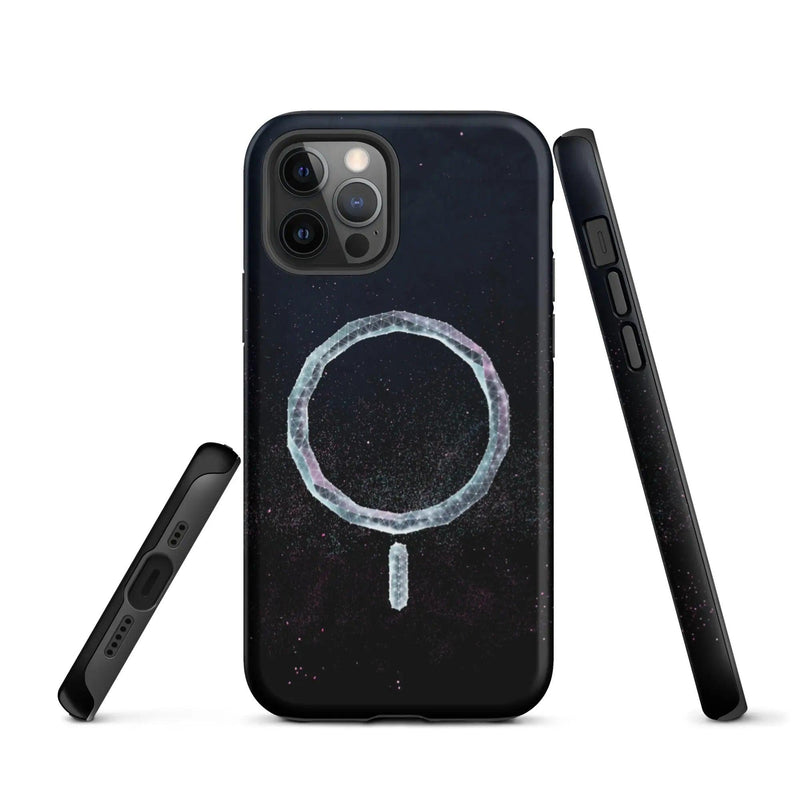 Load image into Gallery viewer, Star Dust Wireless Charging Double Layered Impact Resistant Tough iPhone Case 3D Wrap Matte or Glossy Finish CREATIVETECH
