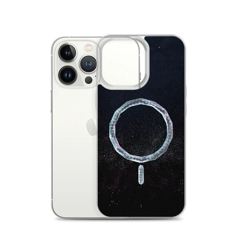 Load image into Gallery viewer, Star Dust Wireless Charging Flexible Clear iPhone Case Bump Resistant Corners CREATIVETECH
