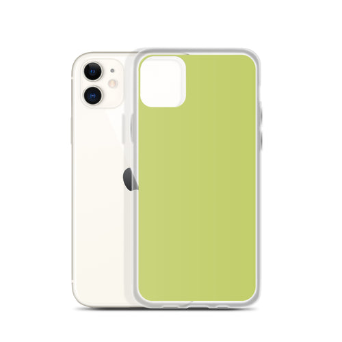 Plain Color Lime Green iPhone Case Clear Bump Resistant CREATIVETECH