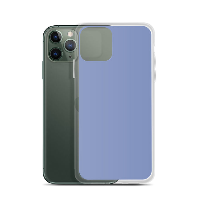 Wild Blue iPhone Clear Thin Case Plain Color CREATIVETECH