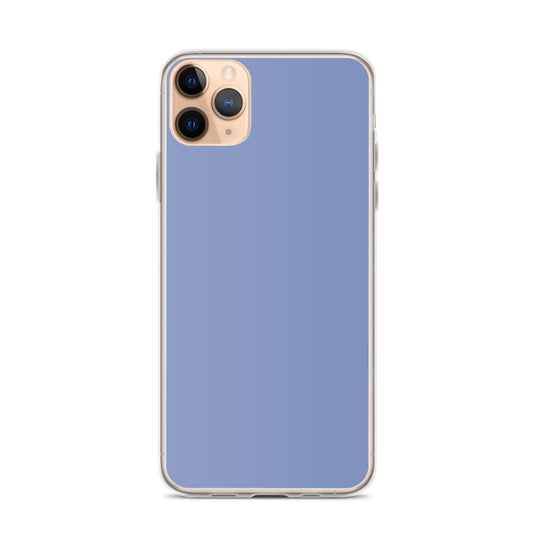 Wild Blue iPhone Clear Thin Case Plain Color CREATIVETECH