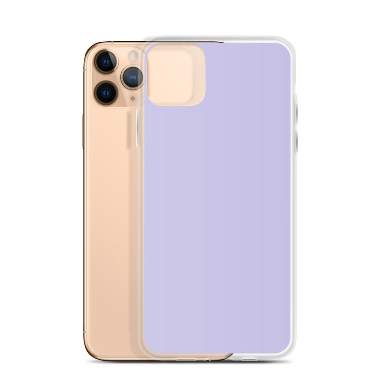Load image into Gallery viewer, Melrose Purple Blue iPhone Clear Thin Case Plain Color CREATIVETECH
