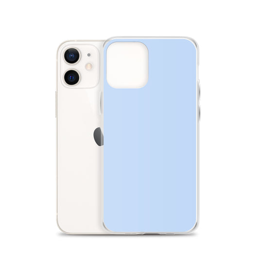 Plain Color Hawkes Blue iPhone Case Clear Bump Resistant CREATIVETECH