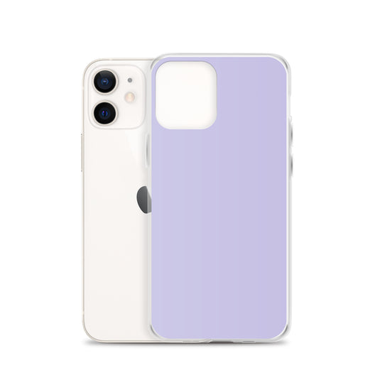 Melrose Purple Blue iPhone Clear Thin Case Plain Color CREATIVETECH