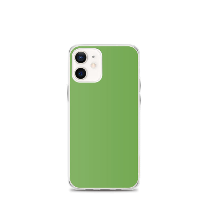 Load image into Gallery viewer, Plain Color Green iPhone Case Clear Bump Resistant CREATIVETECH
