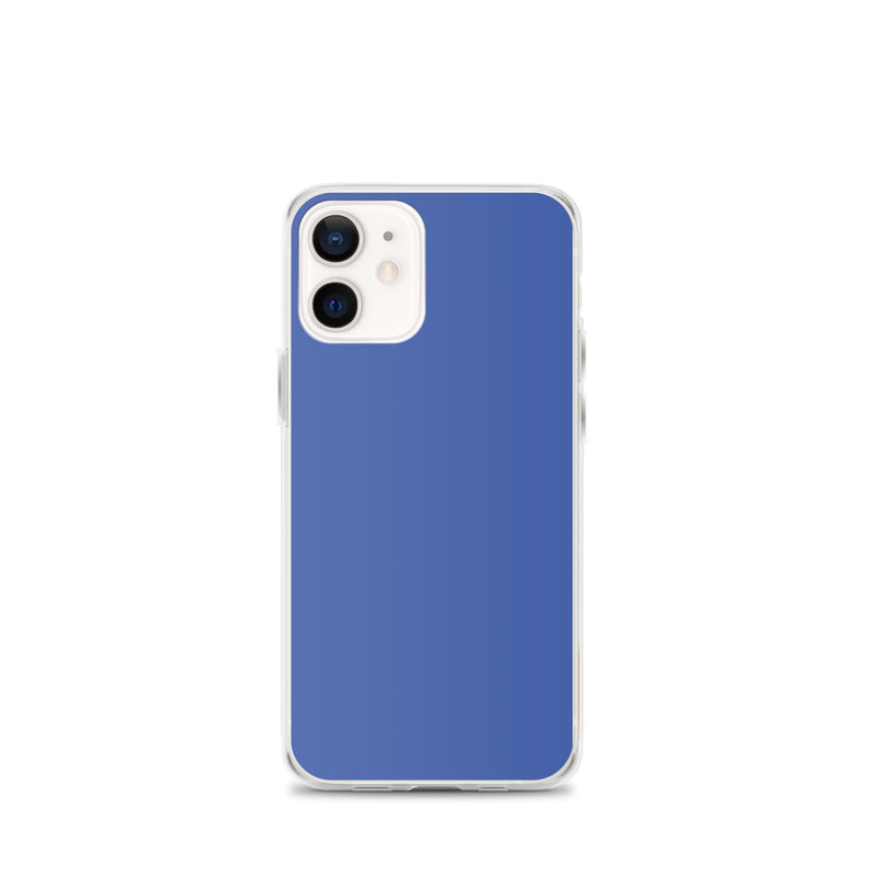 Load image into Gallery viewer, Mariner Blue iPhone Clear Thin Case Plain Color CREATIVETECH
