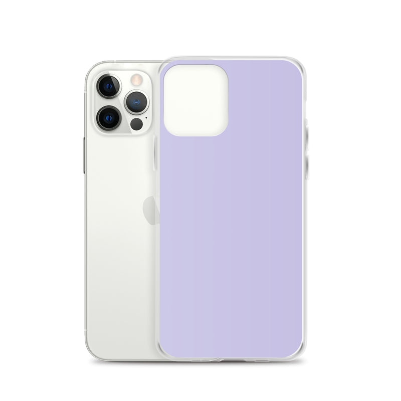 Load image into Gallery viewer, Melrose Purple Blue iPhone Clear Thin Case Plain Color CREATIVETECH
