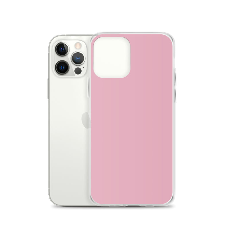 Load image into Gallery viewer, Melanie Pink iPhone Clear Thin Case Plain Color CREATIVETECH
