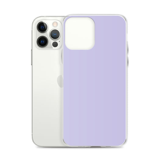 Melrose Purple Blue iPhone Clear Thin Case Plain Color CREATIVETECH