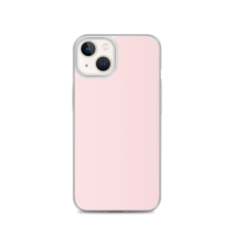 Load image into Gallery viewer, Pale Pink iPhone Clear Thin Case Plain Color CREATIVETECH
