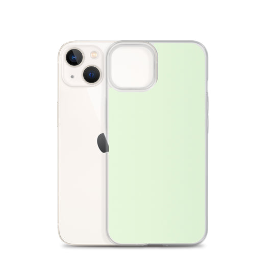 Plain Color Panache Green iPhone Case Clear Bump Resistant CREATIVETECH