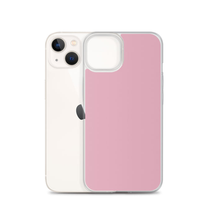 Melanie Pink iPhone Clear Thin Case Plain Color CREATIVETECH