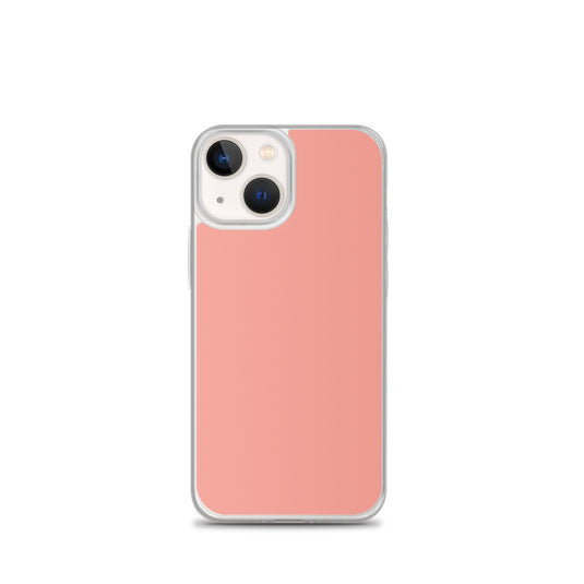 Plain Color Mona Lisa Pink iPhone Case Clear Bump Resistant Flexible CREATIVETECH