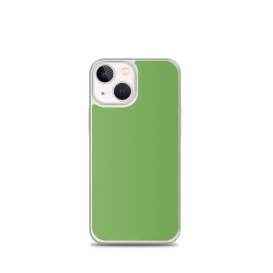 Plain Color Green iPhone Case Clear Bump Resistant CREATIVETECH
