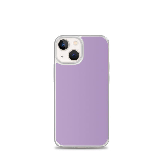 East Side Violet Purple iPhone Clear Thin Case Plain Color CREATIVETECH