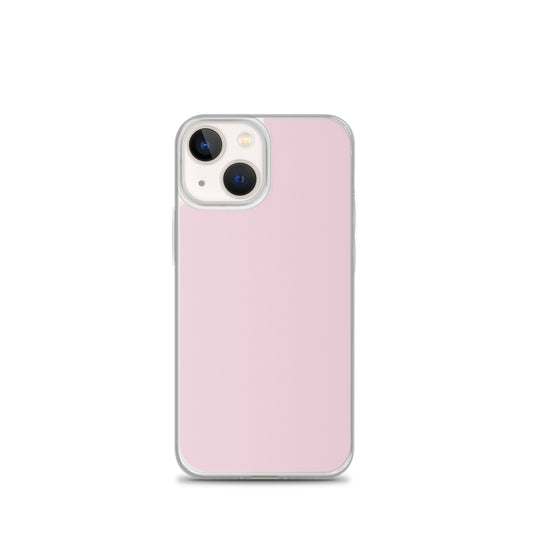 Lace Pink iPhone Clear Thin Case Plain Color CREATIVETECH