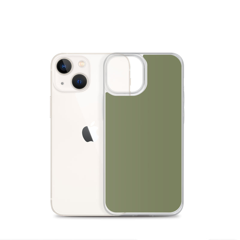 Load image into Gallery viewer, Plain Color Finch Green iPhone Case Clear Bump Resistant CREATIVETECH
