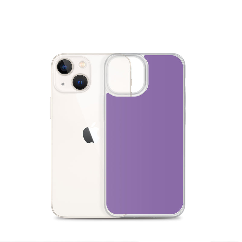 Load image into Gallery viewer, Ce Soir Violet Purple iPhone Clear Thin Case Plain Color CREATIVETECH
