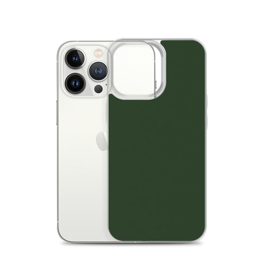 Plain Color Sage Green iPhone Case Clear Bump Resistant CREATIVETECH