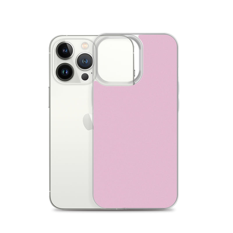 Load image into Gallery viewer, Twilight Pink iPhone Clear Thin Case Plain Color CREATIVETECH
