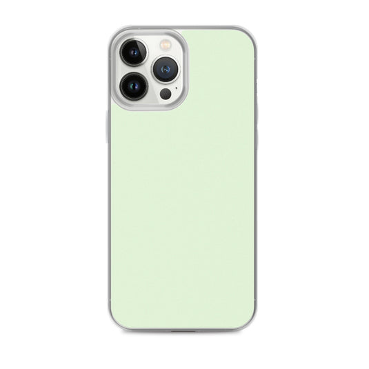 Plain Color Panache Green iPhone Case Clear Bump Resistant CREATIVETECH