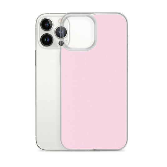 Piglet Pink iPhone Clear Thin Case Plain Color CREATIVETECH