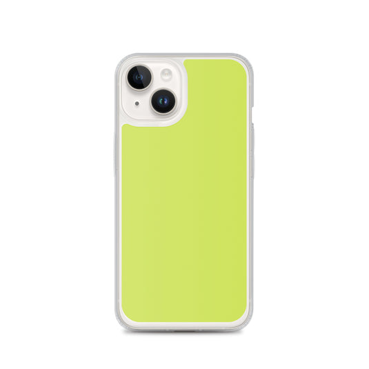 Plain Color Mindaro Green iPhone Case Clear Bump Resistant CREATIVETECH