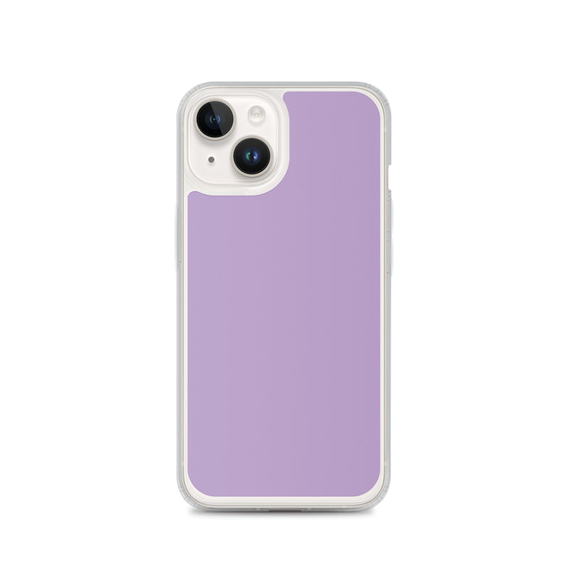 Load image into Gallery viewer, East Side Violet Purple iPhone Clear Thin Case Plain Color CREATIVETECH
