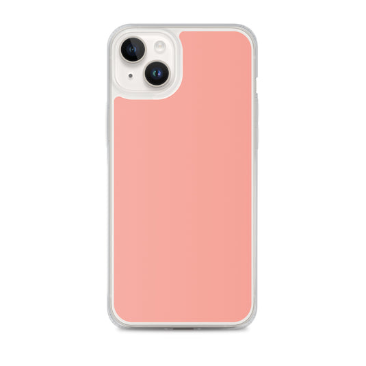 Plain Color Mona Lisa Pink iPhone Case Clear Bump Resistant Flexible CREATIVETECH